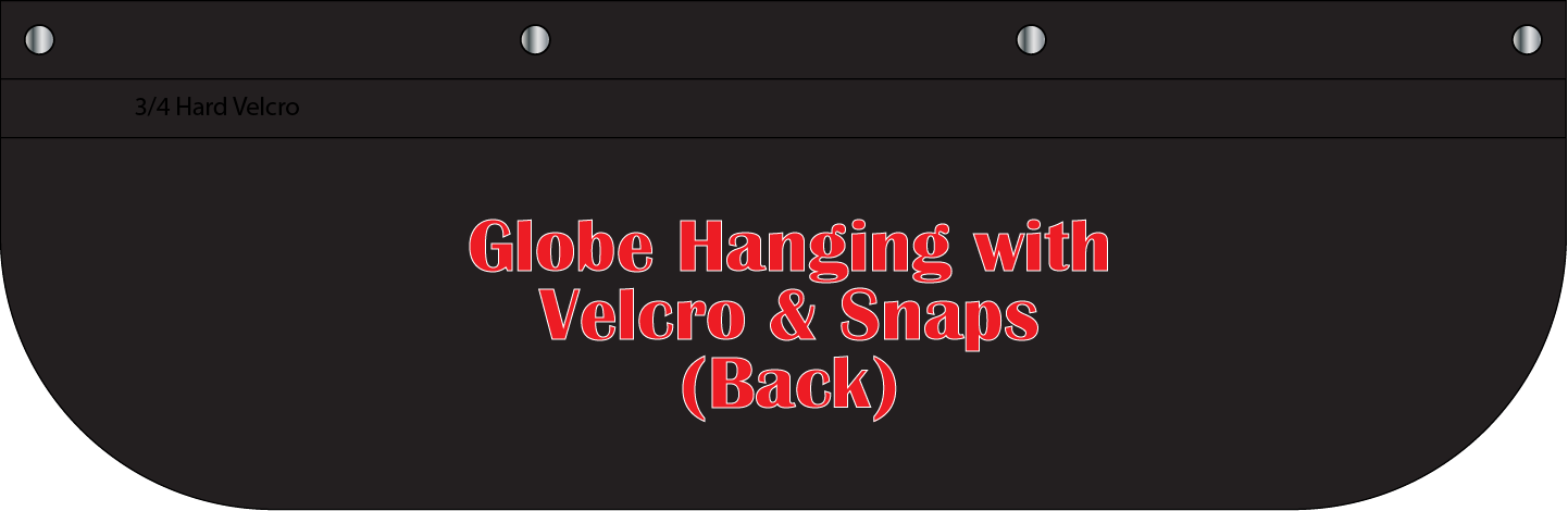 Globe Hanging with Velcro and Snaps