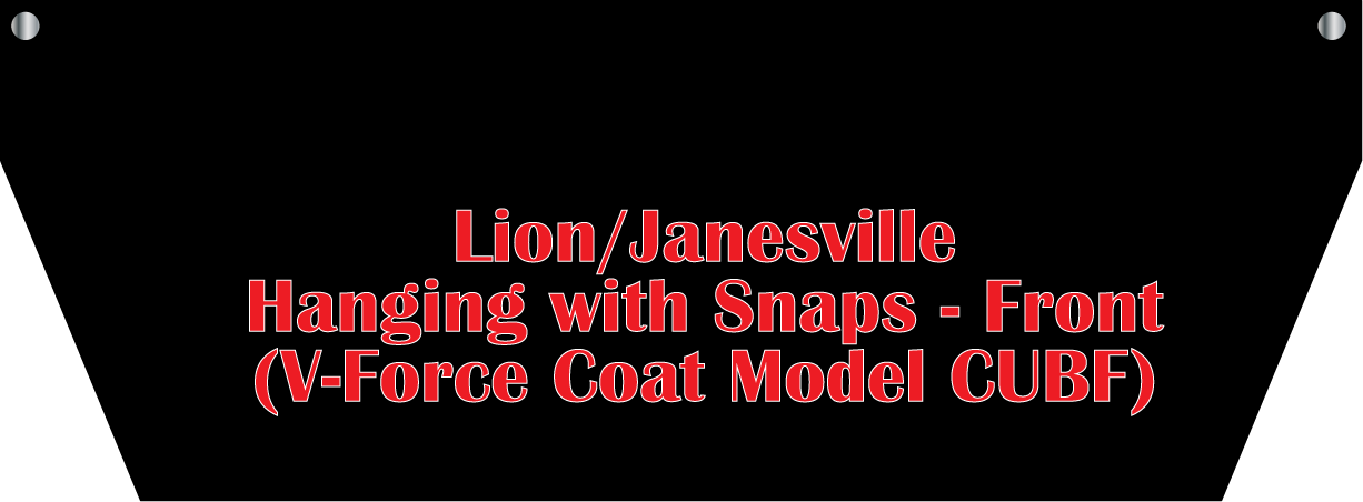 Lion/Janesville Hanging with Velcro and Snaps