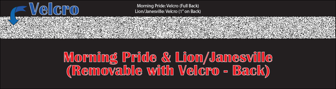 Morning Pride-Lion-Janesville - Removable w/ Velcro