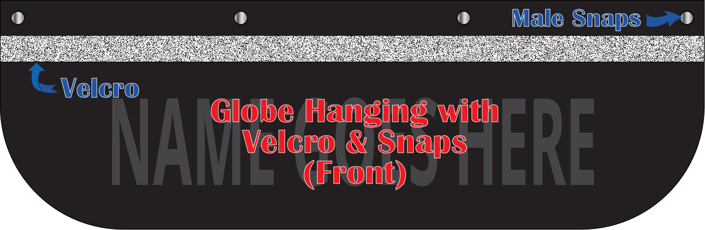 Globe Hanging with Velcro and Snaps