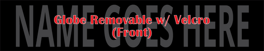 Globe Removable w/ Velcro (2-Sided)