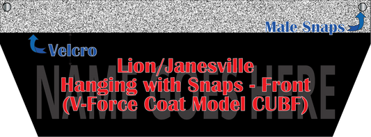 Lion/Janesville Hanging with Velcro and Snaps