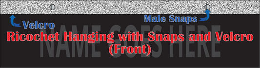 Ricochet Hanging with Velcro and Snaps